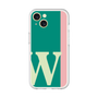 スリムプロテクションプレミアムケース［ オリジナル - initial color line - W green ］