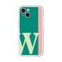 スリムプロテクションプレミアムケース［ オリジナル - initial color line - W green ］