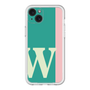 スリムプロテクションプレミアムケース［ オリジナル - initial color line - W green ］