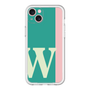 スリムプロテクションプレミアムケース［ オリジナル - initial color line - W green ］