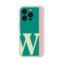 スリムプロテクションプレミアムケース［ オリジナル - initial color line - W green ］