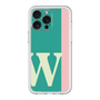 スリムプロテクションプレミアムケース［ オリジナル - initial color line - W green ］