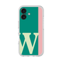 スリムプロテクションプレミアムケース［ オリジナル - initial color line - W green ］