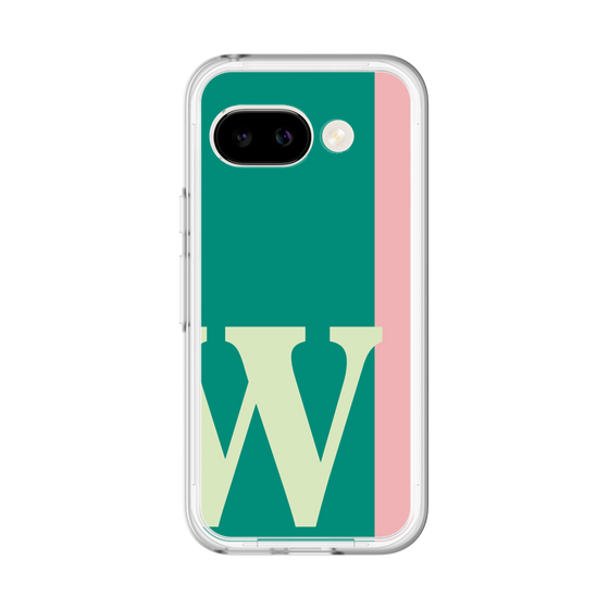 スリムプロテクションプレミアムケース［ オリジナル - initial color line - W green ］