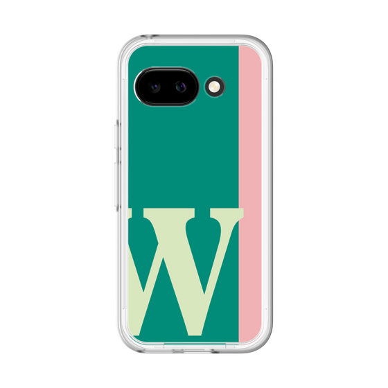 スリムプロテクションプレミアムケース［ オリジナル - initial color line - W green ］