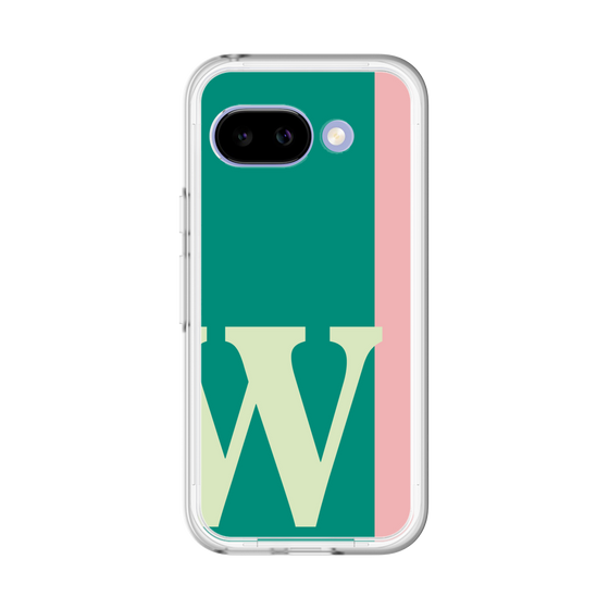 スリムプロテクションプレミアムケース［ オリジナル - initial color line - W green ］