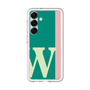 スリムプロテクションプレミアムケース［ オリジナル - initial color line - W green ］