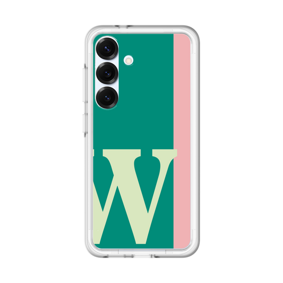 スリムプロテクションプレミアムケース［ オリジナル - initial color line - W green ］