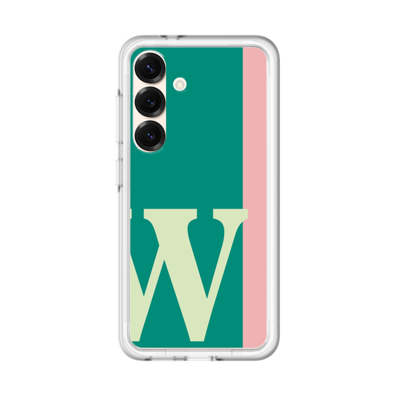 スリムプロテクションプレミアムケース［ オリジナル - initial color line - W green ］