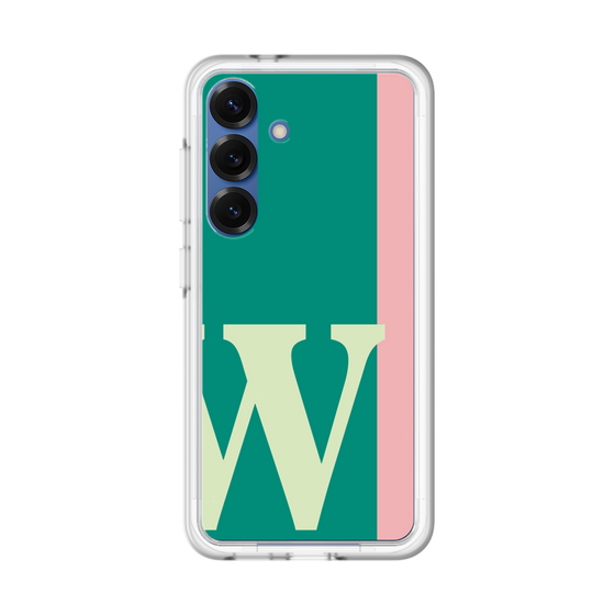 スリムプロテクションプレミアムケース［ オリジナル - initial color line - W green ］
