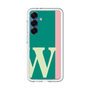 スリムプロテクションプレミアムケース［ オリジナル - initial color line - W green ］