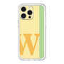 スリムプロテクションプレミアムケース［ オリジナル - initial color line - W yellow ］