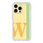 スリムプロテクションプレミアムケース［ オリジナル - initial color line - W yellow ］