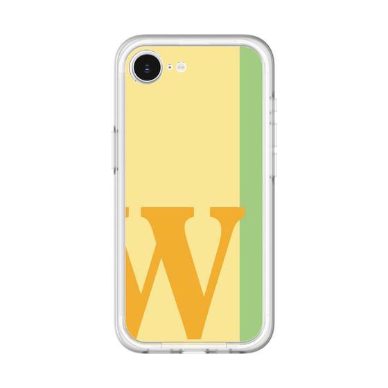 スリムプロテクションプレミアムケース［ オリジナル - initial color line - W yellow ］