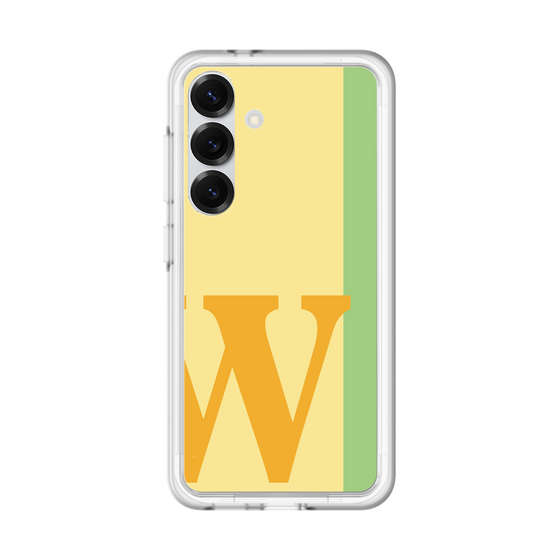 スリムプロテクションプレミアムケース［ オリジナル - initial color line - W yellow ］