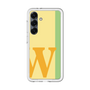 スリムプロテクションプレミアムケース［ オリジナル - initial color line - W yellow ］