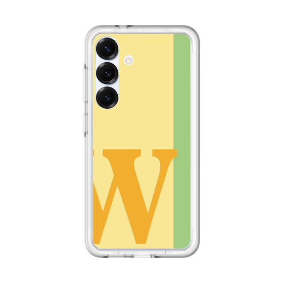 スリムプロテクションプレミアムケース［ オリジナル - initial color line - W yellow ］