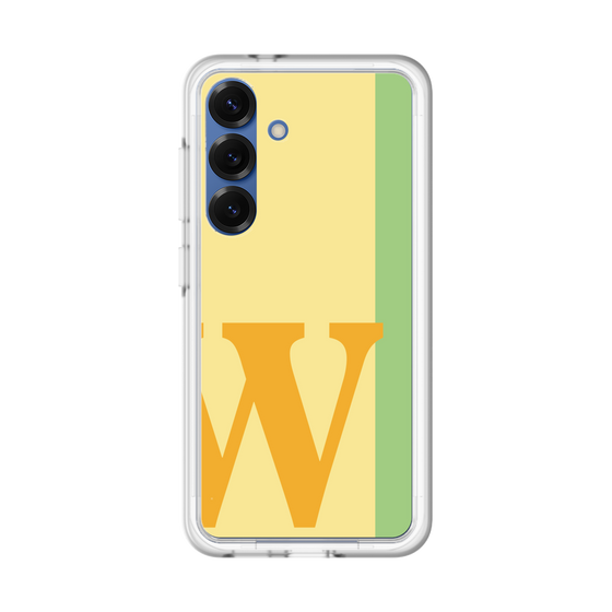 スリムプロテクションプレミアムケース［ オリジナル - initial color line - W yellow ］