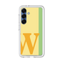 スリムプロテクションプレミアムケース［ オリジナル - initial color line - W yellow ］