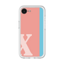 スリムプロテクションプレミアムケース［ オリジナル - initial color line - X pink ］