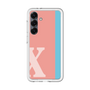 スリムプロテクションプレミアムケース［ オリジナル - initial color line - X pink ］