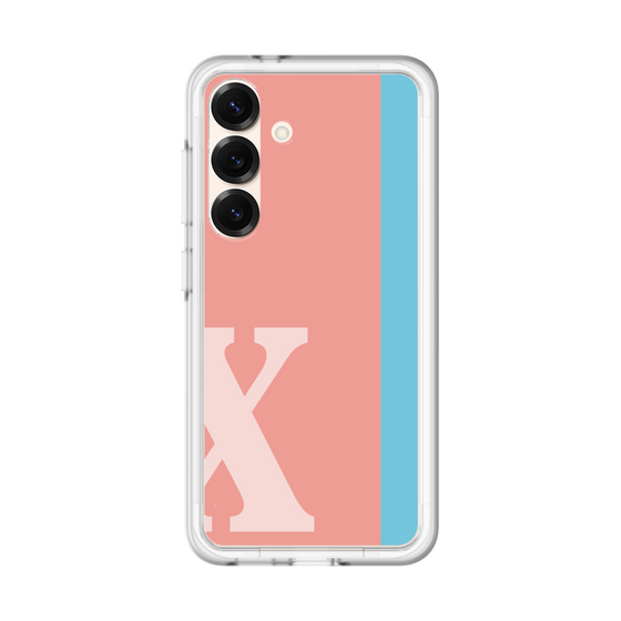 スリムプロテクションプレミアムケース［ オリジナル - initial color line - X pink ］