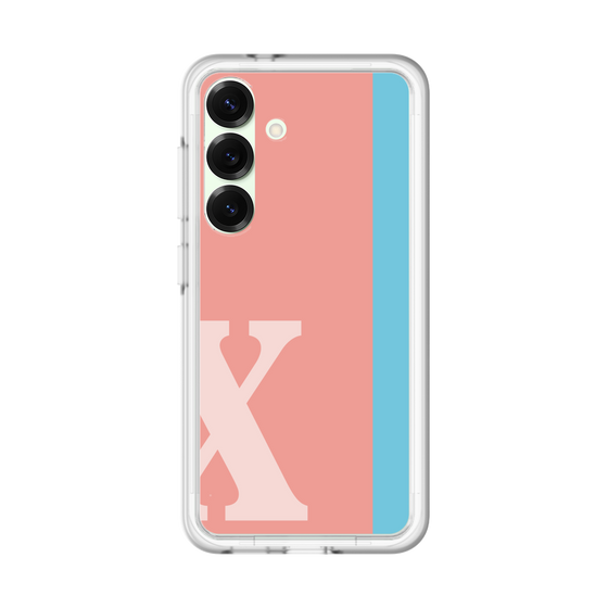 スリムプロテクションプレミアムケース［ オリジナル - initial color line - X pink ］