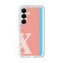 スリムプロテクションプレミアムケース［ オリジナル - initial color line - X pink ］