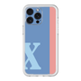 スリムプロテクションプレミアムケース［ オリジナル - initial color line - X blue ］