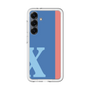 スリムプロテクションプレミアムケース［ オリジナル - initial color line - X blue ］