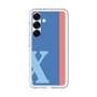 スリムプロテクションプレミアムケース［ オリジナル - initial color line - X blue ］