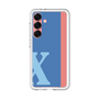 スリムプロテクションプレミアムケース［ オリジナル - initial color line - X blue ］