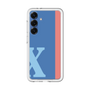 スリムプロテクションプレミアムケース［ オリジナル - initial color line - X blue ］