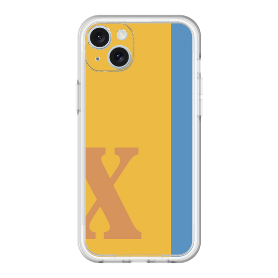 スリムプロテクションプレミアムケース［ オリジナル - initial color line - X orange ］