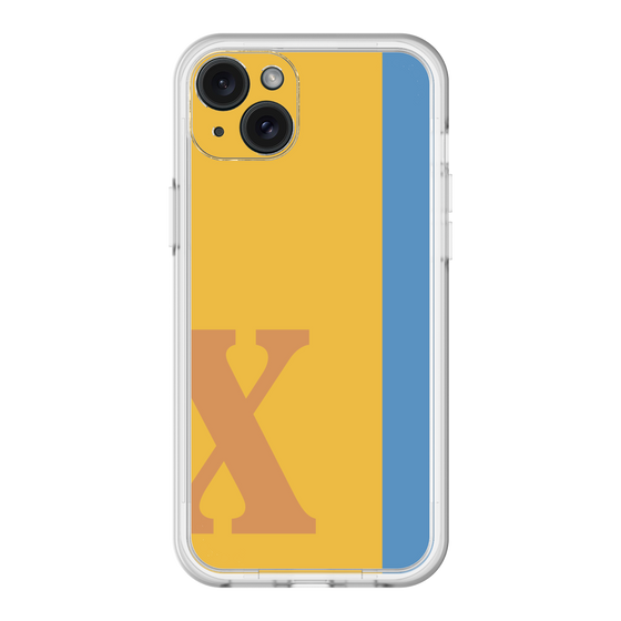 スリムプロテクションプレミアムケース［ オリジナル - initial color line - X orange ］