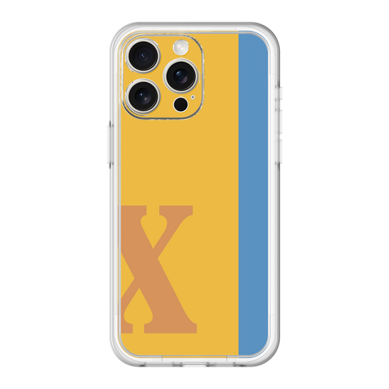 スリムプロテクションプレミアムケース［ オリジナル - initial color line - X orange ］