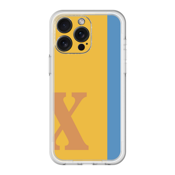 スリムプロテクションプレミアムケース［ オリジナル - initial color line - X orange ］