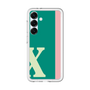 スリムプロテクションプレミアムケース［ オリジナル - initial color line - X green ］