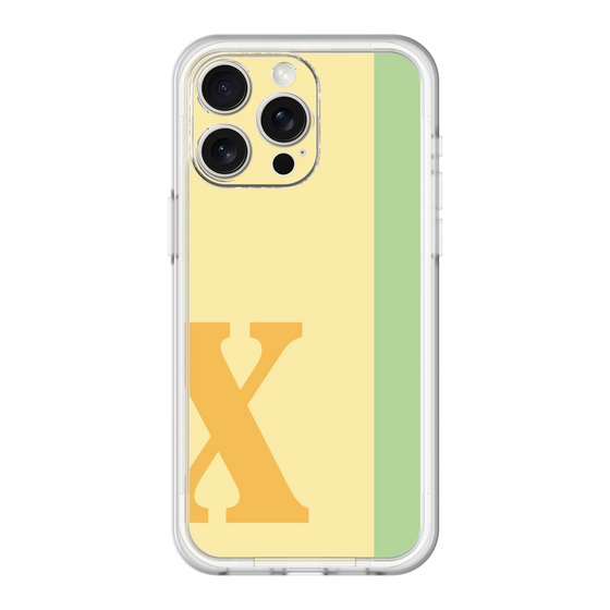 スリムプロテクションプレミアムケース［ オリジナル - initial color line - X yellow ］