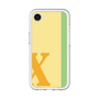 スリムプロテクションプレミアムケース［ オリジナル - initial color line - X yellow ］