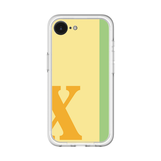 スリムプロテクションプレミアムケース［ オリジナル - initial color line - X yellow ］
