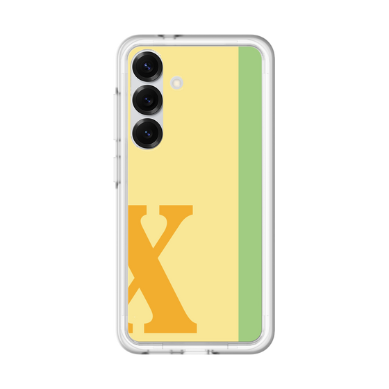 スリムプロテクションプレミアムケース［ オリジナル - initial color line - X yellow ］