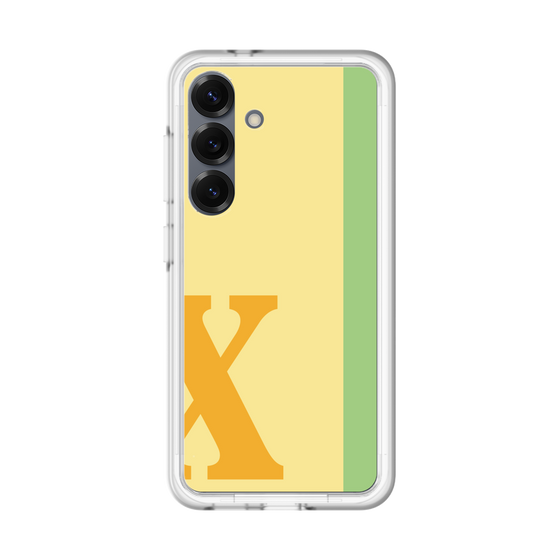 スリムプロテクションプレミアムケース［ オリジナル - initial color line - X yellow ］