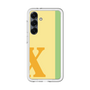 スリムプロテクションプレミアムケース［ オリジナル - initial color line - X yellow ］