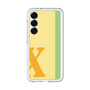 スリムプロテクションプレミアムケース［ オリジナル - initial color line - X yellow ］