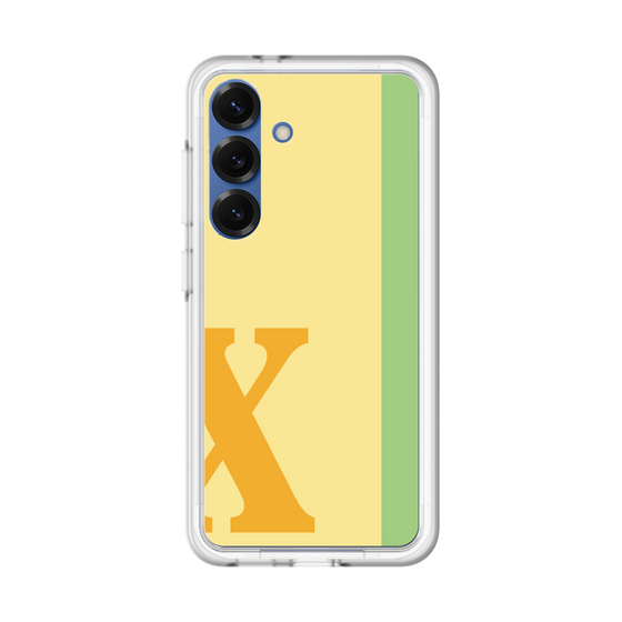 スリムプロテクションプレミアムケース［ オリジナル - initial color line - X yellow ］