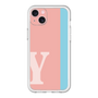 スリムプロテクションプレミアムケース［ オリジナル - initial color line - Y pink ］