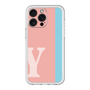 スリムプロテクションプレミアムケース［ オリジナル - initial color line - Y pink ］