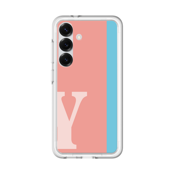 スリムプロテクションプレミアムケース［ オリジナル - initial color line - Y pink ］
