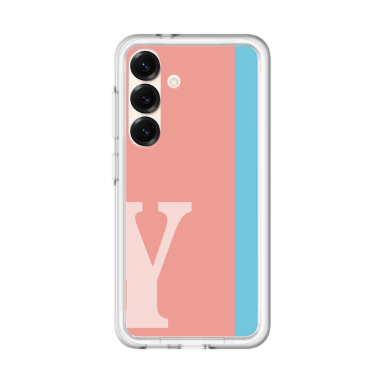 スリムプロテクションプレミアムケース［ オリジナル - initial color line - Y pink ］